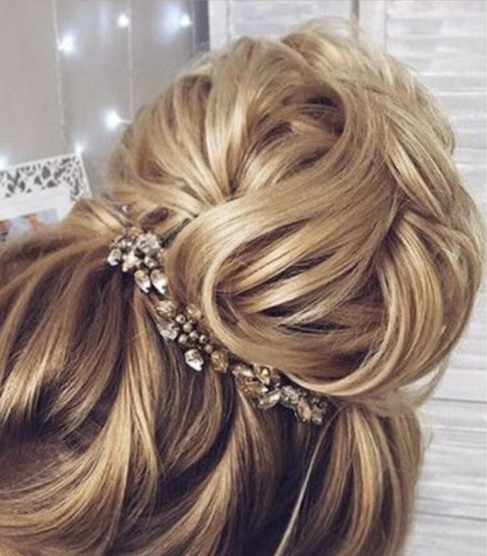 Curly Hair Extension Piece Brown & Blonde